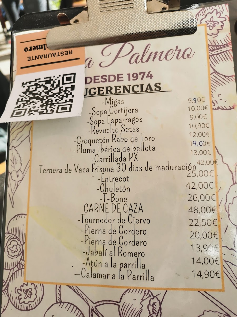 Menu Restaurante Casa Palmero-1